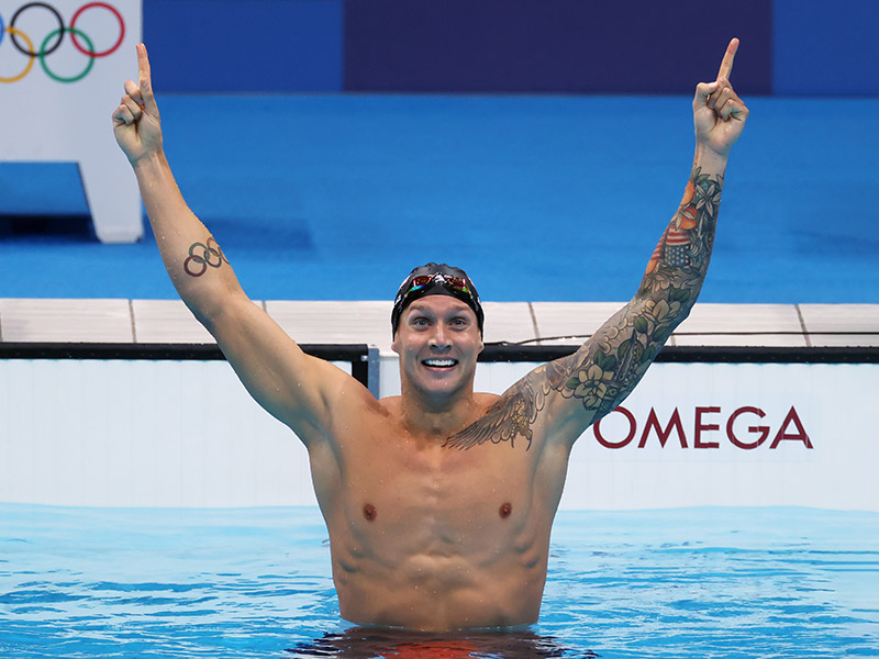 凱勒布·德雷塞爾（Caeleb Dressel）奪得五枚金牌